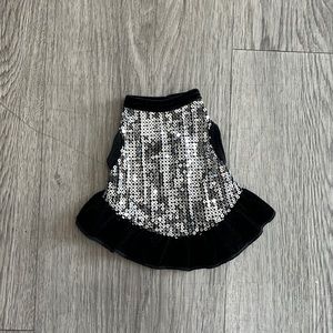 Doggie velvet dress XXS
